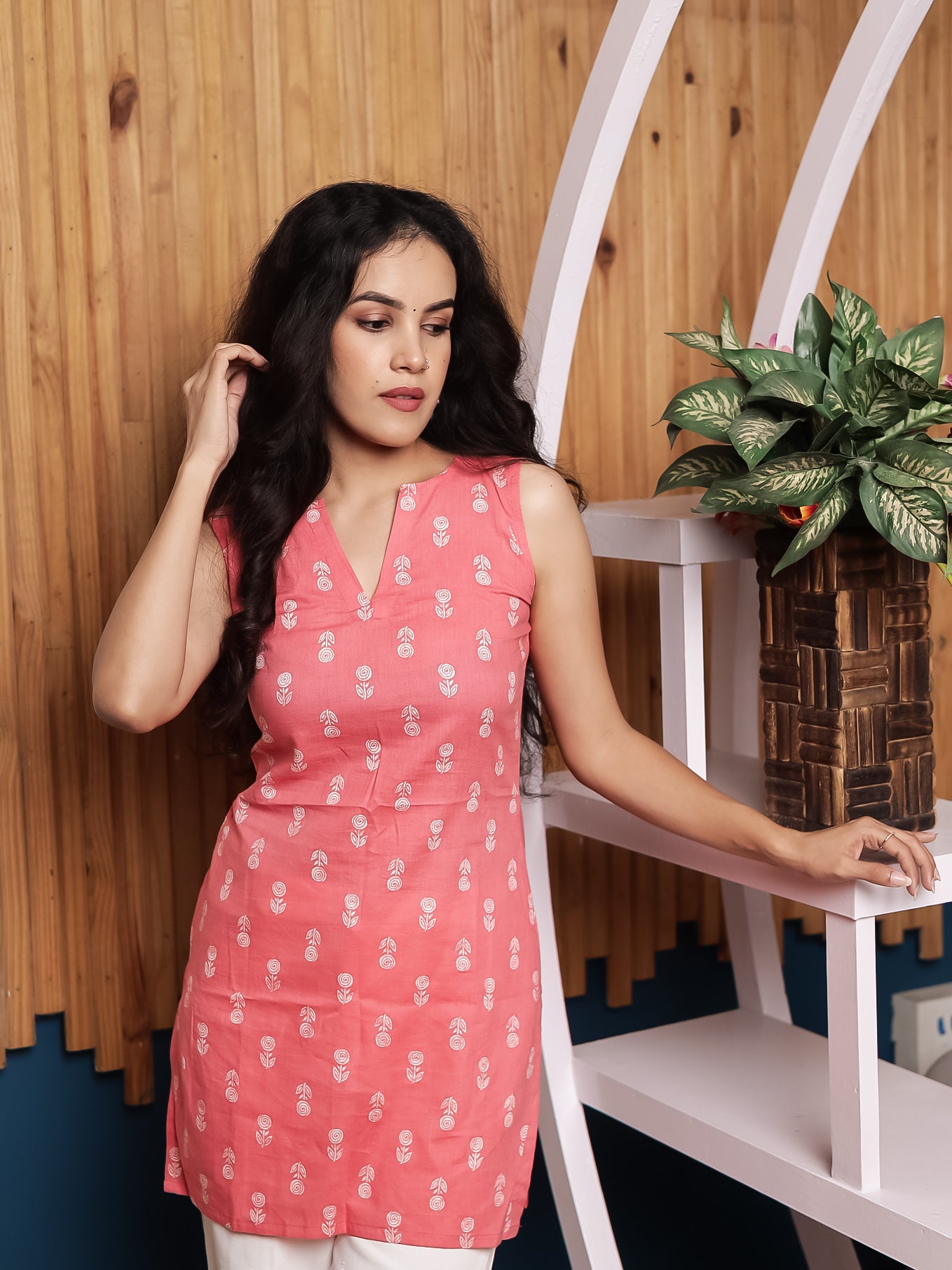 Amaira Pink short kurti