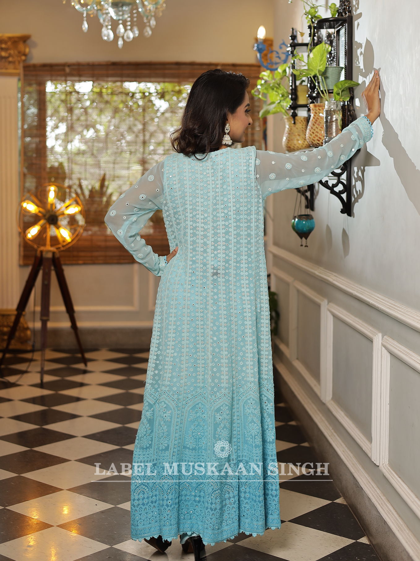 Ombre Kurta Set