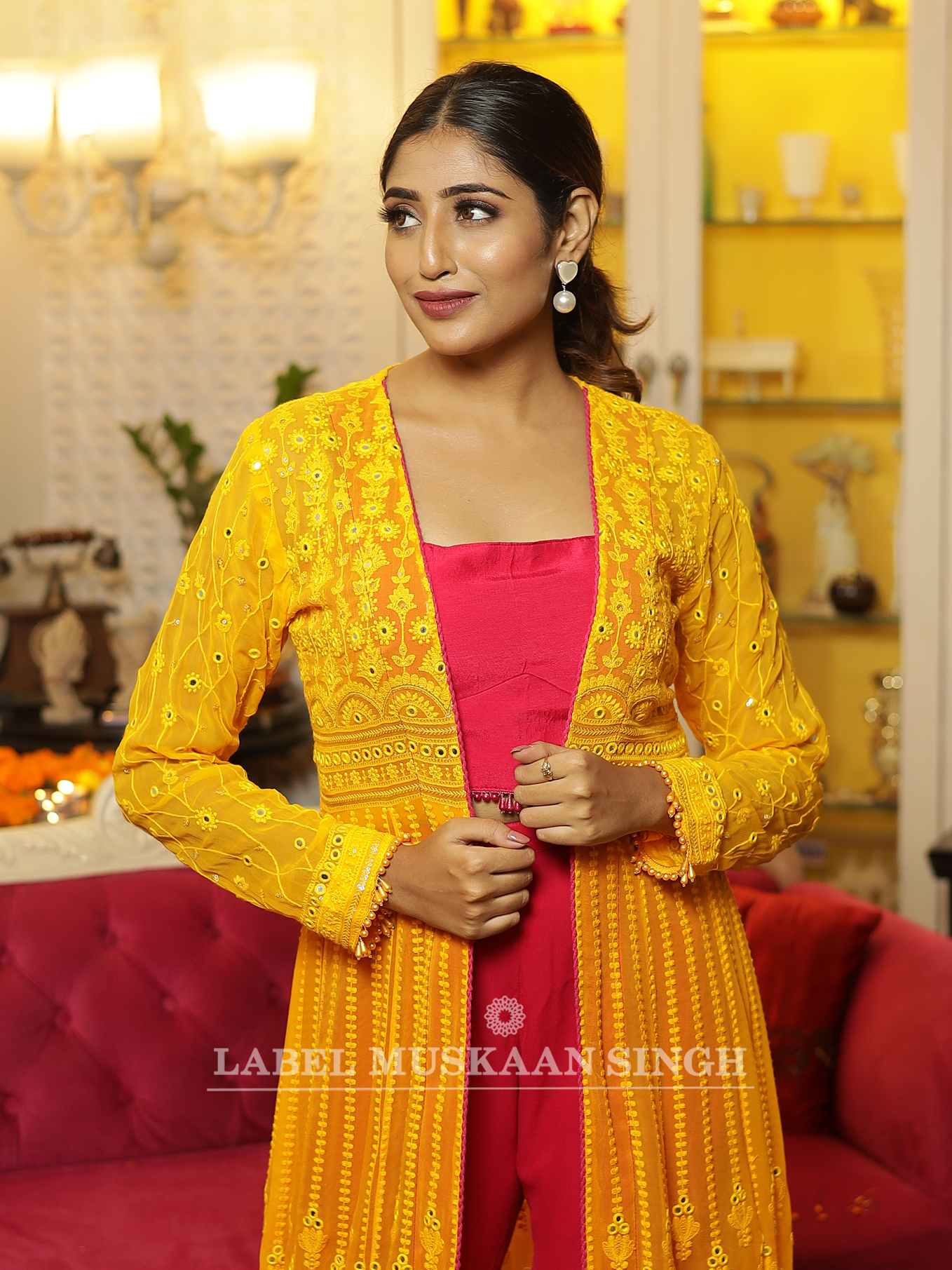 Ombre Sharara Set