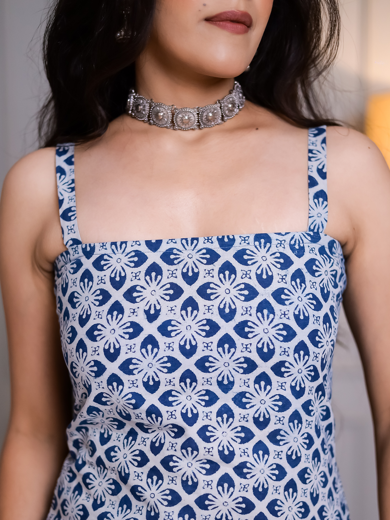 Ruhani Indigo Printed Short Kurti