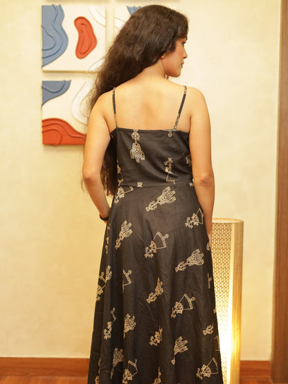 Maira Black Maxi Dress
